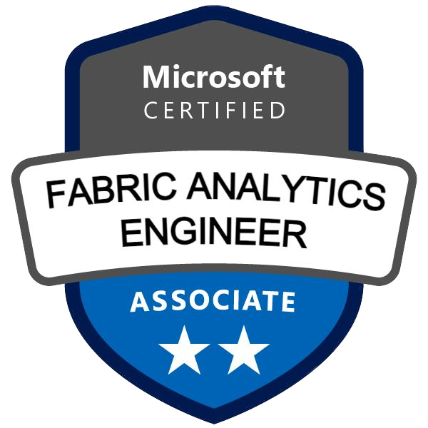 Fabric Analytics Engineer Associate certification badge